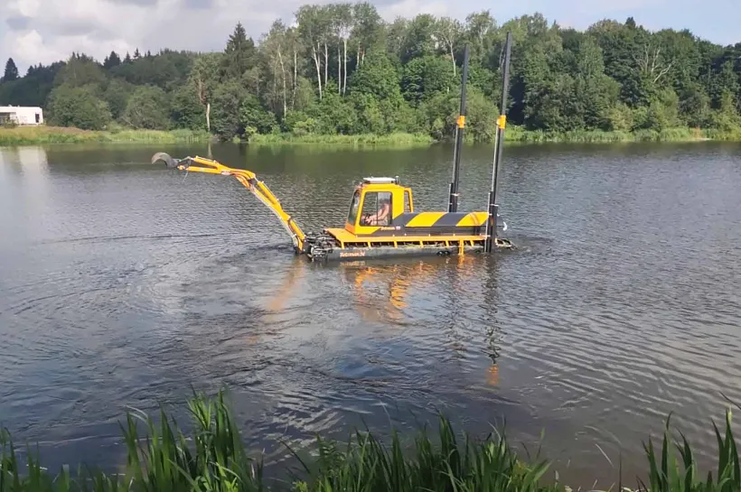 В&nbsp;Московской области расчистили водоем Троицкие озерки