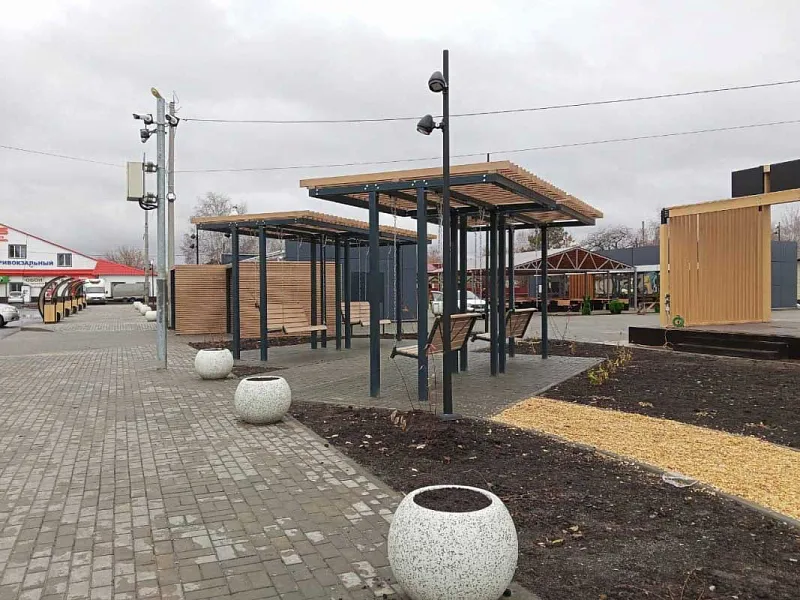 В&nbsp;городе Шумихе в&nbsp;Курганской области благоустроили &laquo;Хитрый рынок&raquo;