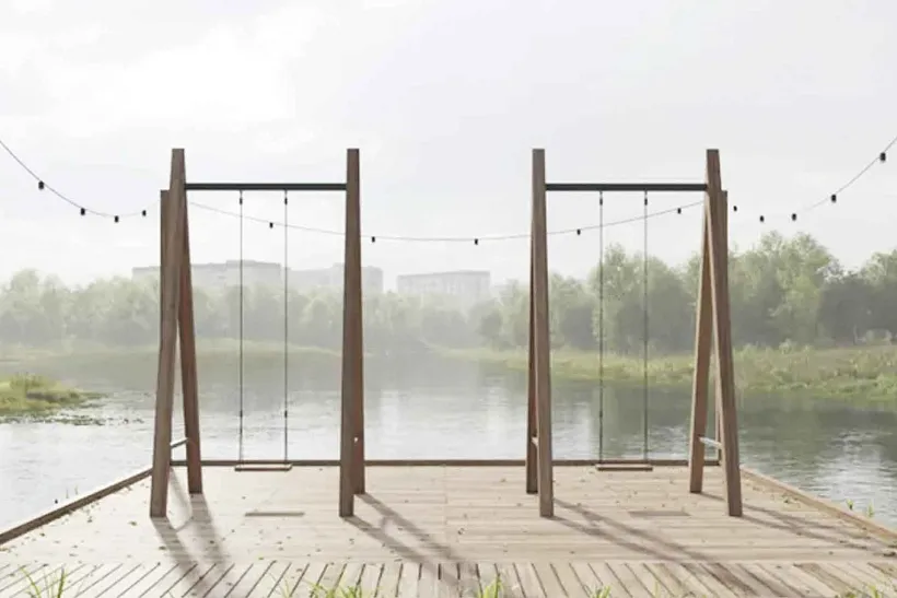 Новый участок набережной реки Яузы благоустроят в&nbsp;Мытищах