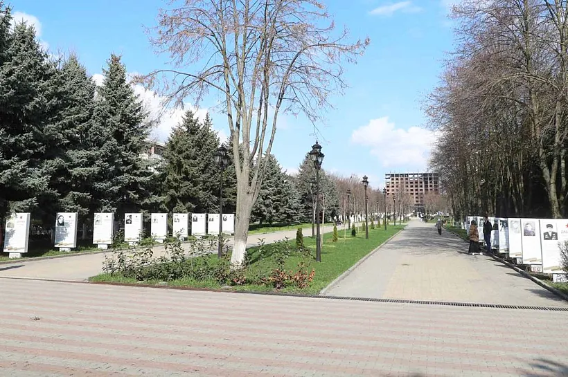В&nbsp;Назрани благоустроят Аллею Победы