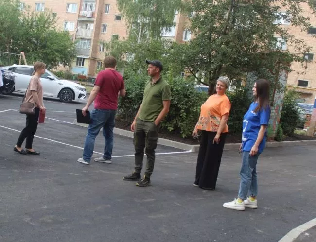 В&nbsp;городе Венёве Тульской области благоустроили несколько дворов