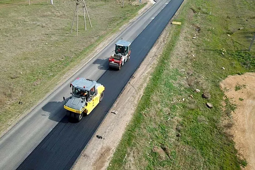 В&nbsp;Крыму отремонтировали дорогу Черноморское&nbsp;&mdash; Евпатория