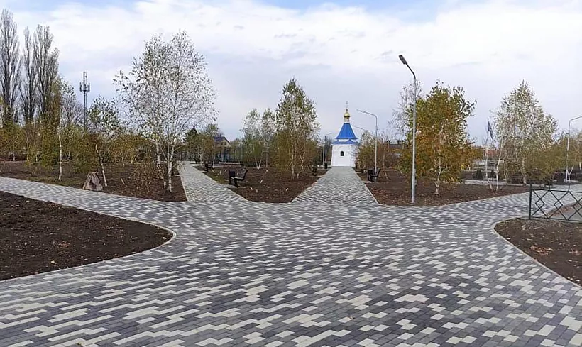 На&nbsp;Кубани в&nbsp;станице Отрадной после реконструкции открыли сквер Мира