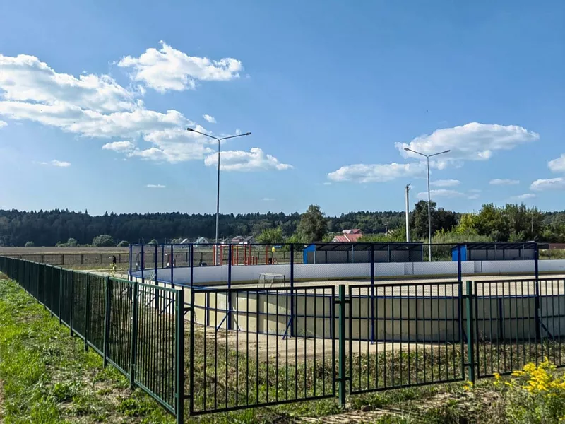 В&nbsp;деревне Кривское Калужской области обновили спортивную площадку