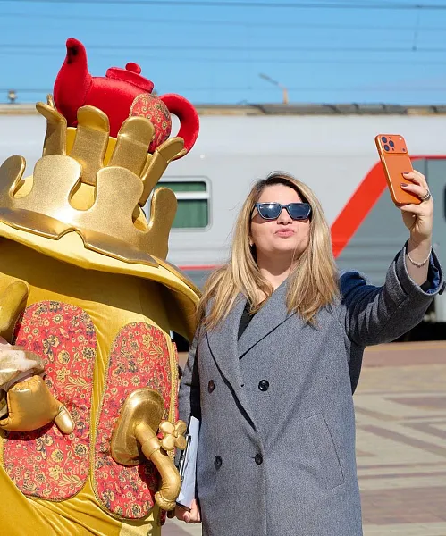 Туристический поезд &laquo;Вкус эпохи&raquo; побывал в&nbsp;Тульской области