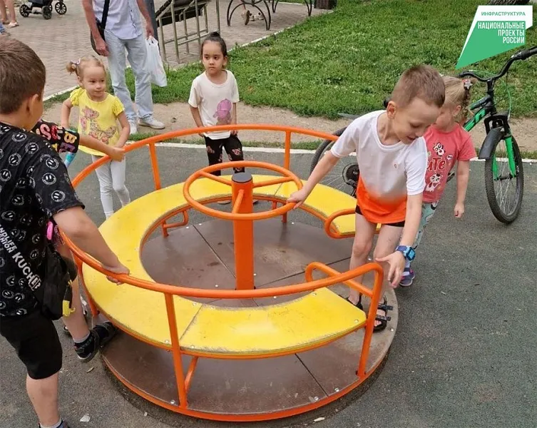 В&nbsp;Хабаровске отремонтировали детскую площадку в&nbsp;одном из&nbsp;скверов