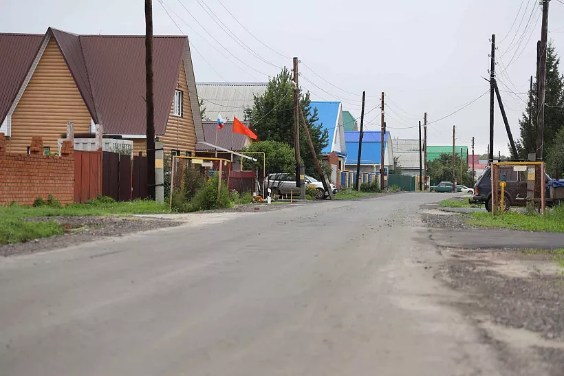 На&nbsp;трех улицах Тюменского района обновили дороги