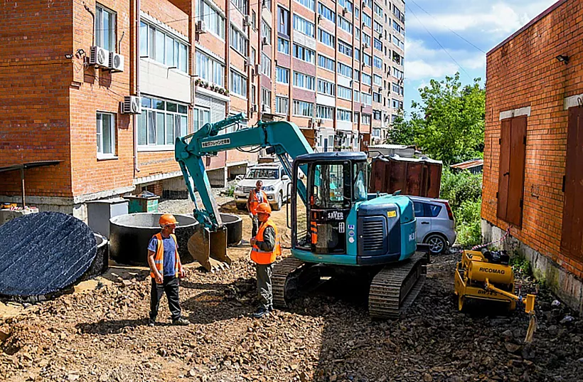 Многоквартирный дом во&nbsp;Владивостоке достроят этой осенью
