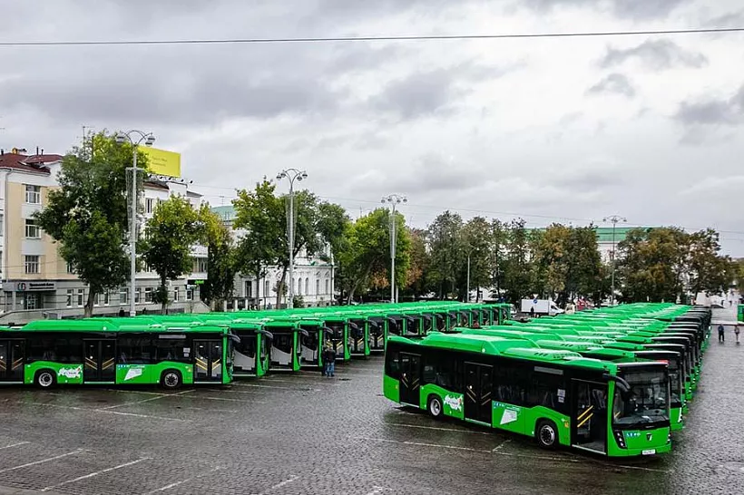 Екатеринбург получил 60&nbsp;новых газомоторных автобусов