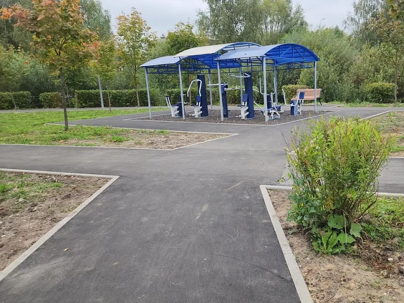 В&nbsp;подмосковном поселке Верея благоустроили сквер