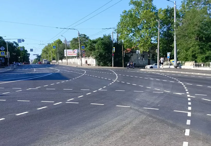 В&nbsp;Севастополе отремонтировали дорогу на&nbsp;улице Олега Кошевого