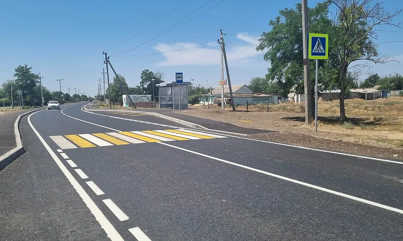 В&nbsp;Крыму отремонтировали участок трассы Войково&nbsp;&mdash; Красногвардейское