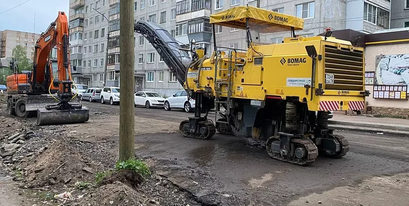 В&nbsp;Архангельске начался ремонт дороги на&nbsp;проспекте Советских Космонавтов