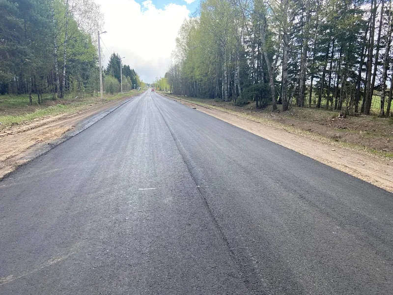 В&nbsp;Тверской области ремонтируют участок дороги регионального значения