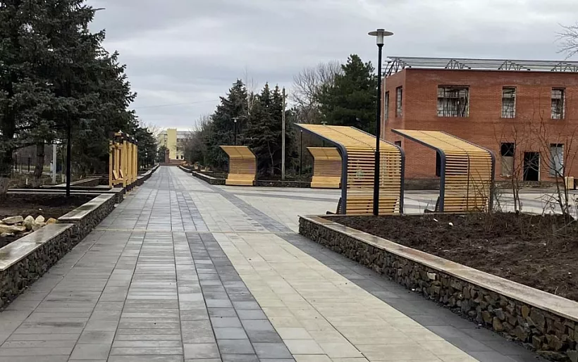 В&nbsp;Веселовском поселении на&nbsp;Дону благоустроили пешеходную зону