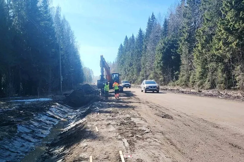 В&nbsp;Сыктывкаре начался ремонт дороги к&nbsp;СНТ &laquo;Дырнос&raquo;