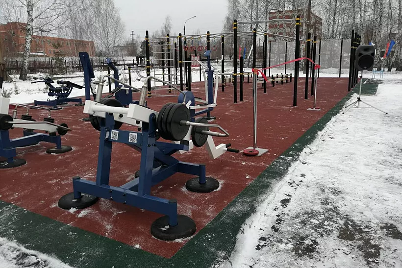 В&nbsp;городе Балахне Нижегородской области открыли новую спортплощадку