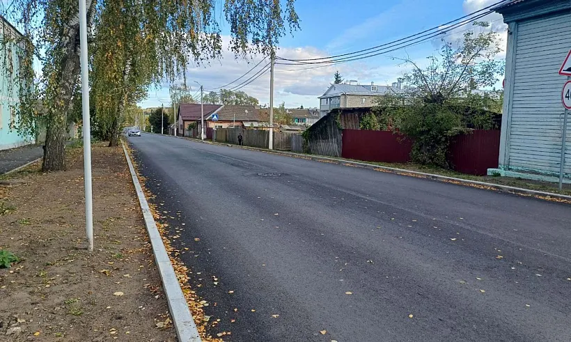 В&nbsp;городе Юрьеве-Польском обновили улицу Владимирскую