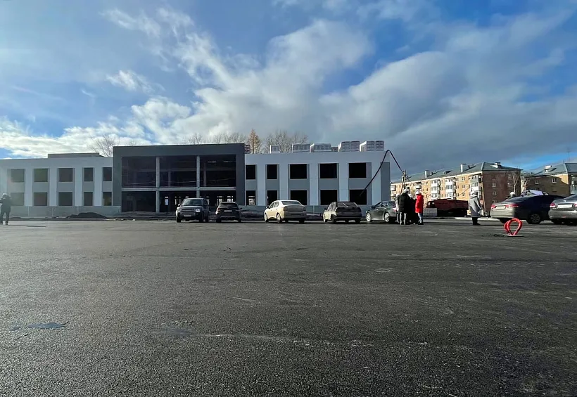 В&nbsp;пермском городе Лысьва строят новый физкультурный центр