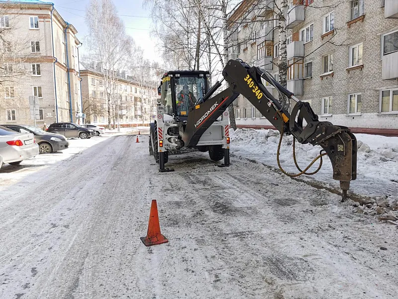В&nbsp;Северске Томской области начали ремонтировать дороги