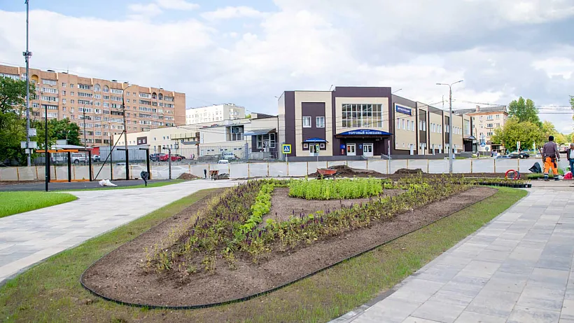 В&nbsp;подмосковном Лыткарине завершается благоустройство сквера &laquo;Центральный&raquo;