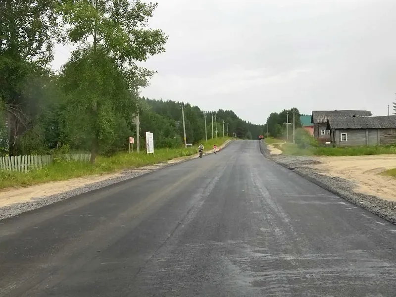 В&nbsp;Вологодской области продолжается ремонт дороги Крыловская&nbsp;&mdash; Сметанино