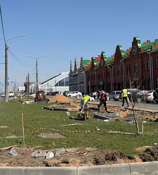 В&nbsp;Йошкар-Оле приступили к&nbsp;благоустройству Воскресенского проспекта