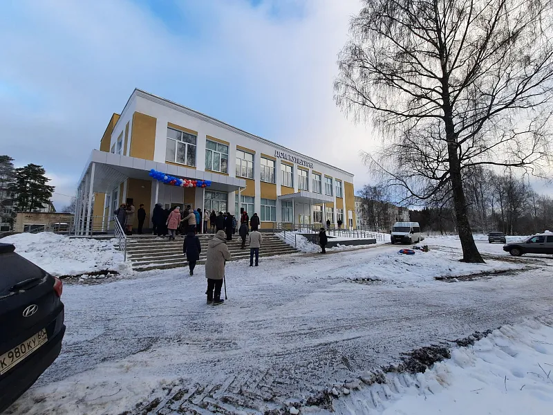 В&nbsp;поселке Смуравьево-2&nbsp;под&nbsp;Псковом после капремонта открыли Дом культуры