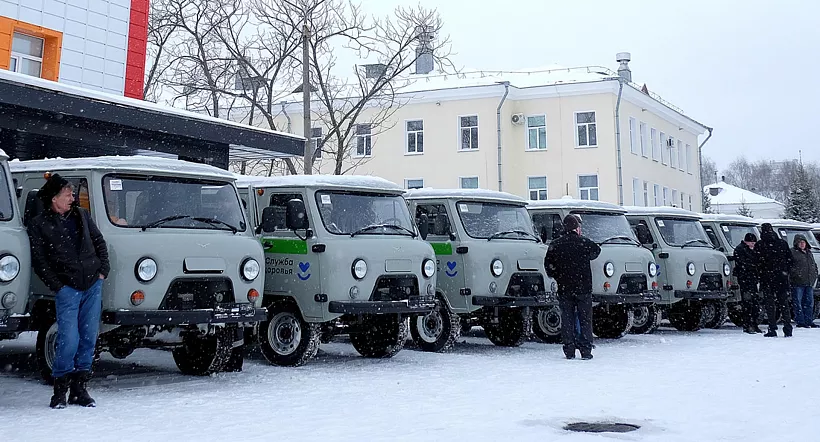В&nbsp;районные больницы Кировской области направили 32&nbsp;машины