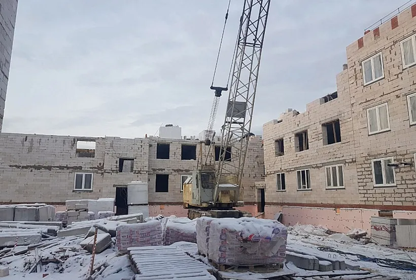 В&nbsp;архангельском Вельске завершили строительство коробок двух домов
