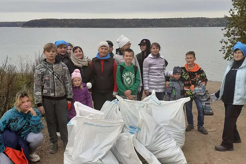Порядка 500&nbsp;кг мусора собрали в&nbsp;сельском поселении Пермского края