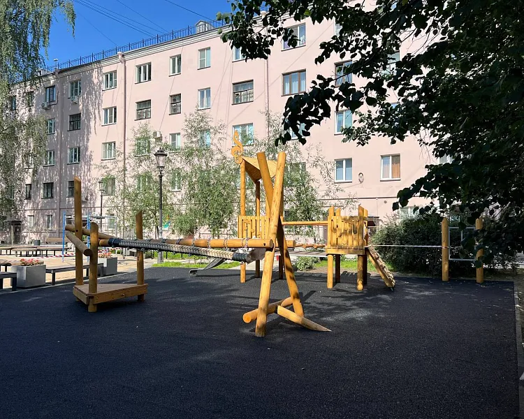 В&nbsp;Петербурге завершают благоустройство сквера Соловьева-Седого