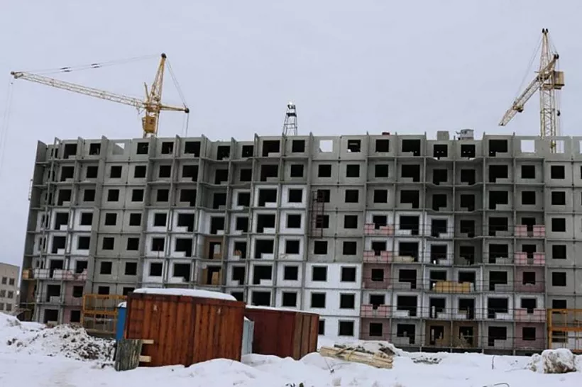 В&nbsp;Архангельске строят два жилых дома на&nbsp;улице Воронина