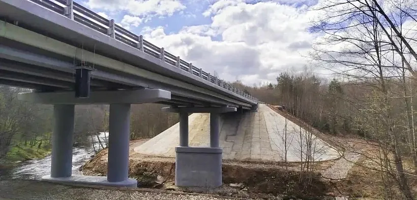 В&nbsp;Новгородской области завершен ремонт моста через реку Щебериху