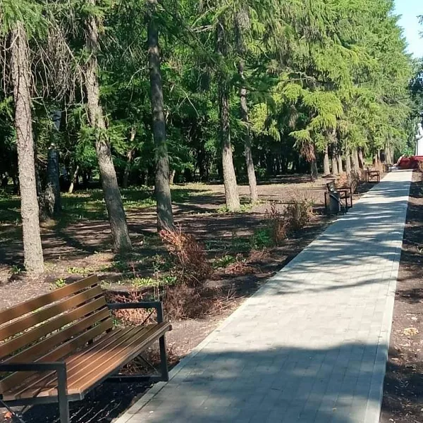 Обновленный парк открыли в&nbsp;селе Дубовом Липецкой области