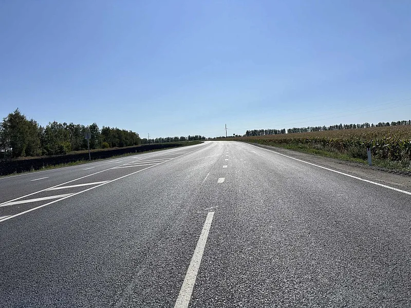 В&nbsp;Уваровском округе Тамбовской области досрочно обновили участок трассы