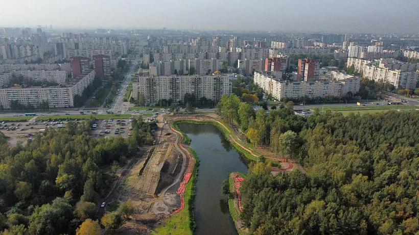 В&nbsp;Санкт-Петербурге завершается реконструкция набережной реки Лапка