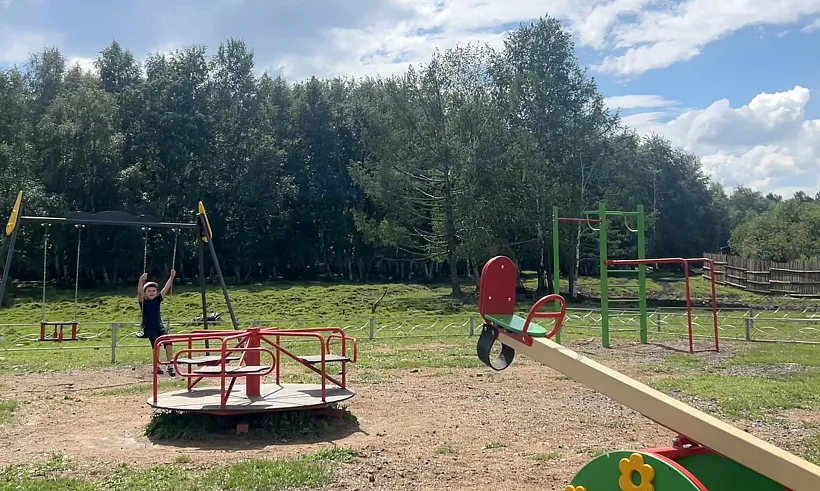 В&nbsp;селе Каленово в&nbsp;Бурятии обустроили детскую площадку