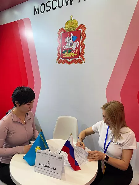 Подмосковный предприниматель презентовала продукцию в&nbsp;Казахстане