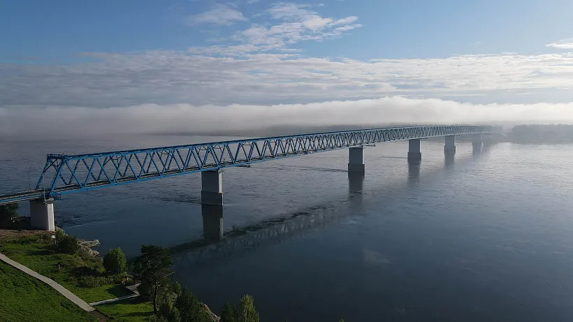 Движение по&nbsp;Высокогорскому мосту через Енисей открыли в&nbsp;Красноярском крае