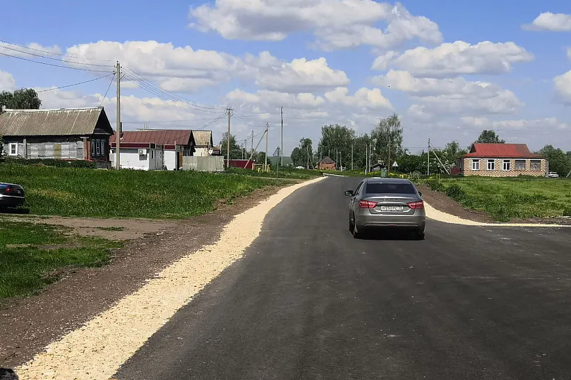 В&nbsp;Нижегородской области отремонтировали подъезд к&nbsp;селу Апраксино