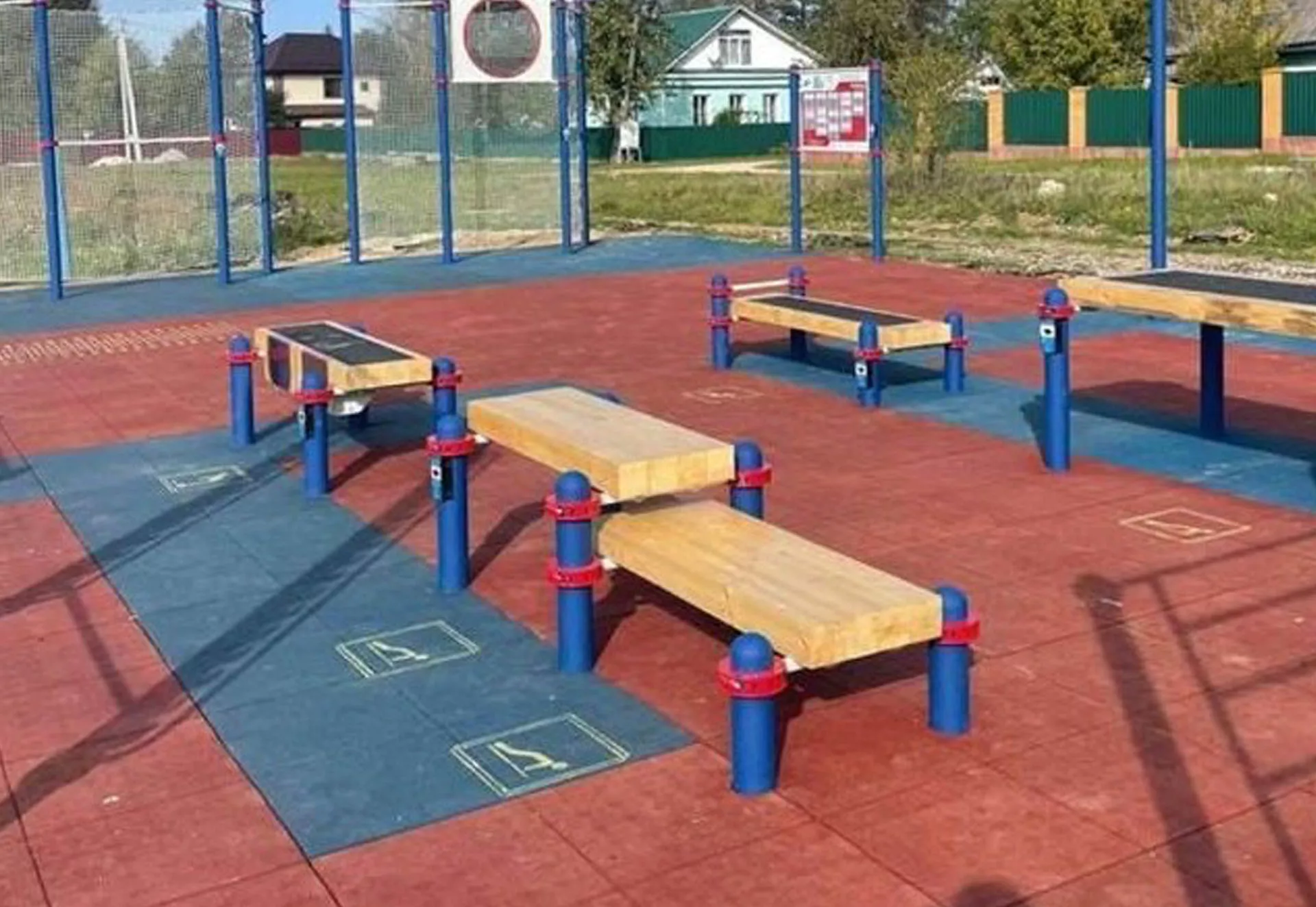 В&nbsp;поселке Полотняный Завод Калужской области установили площадку ГТО
