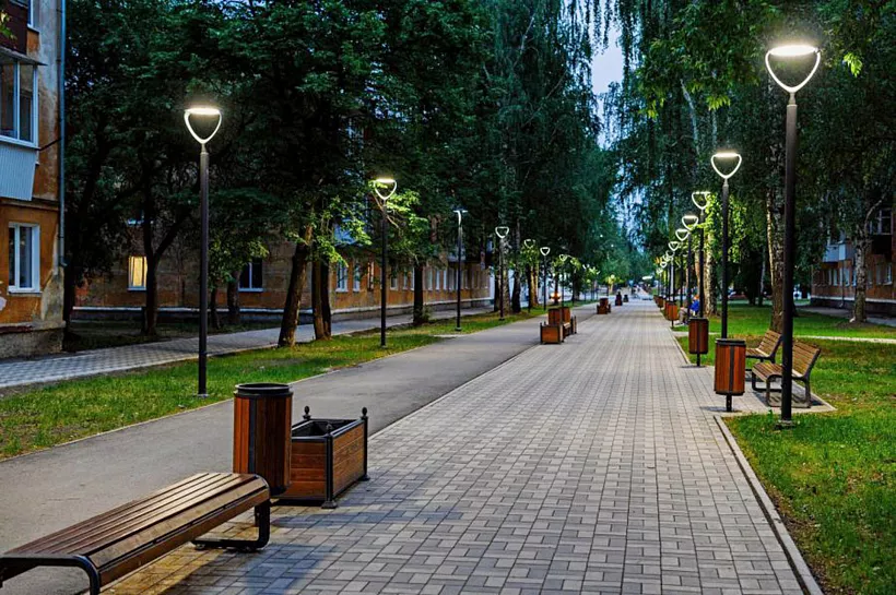 В&nbsp;Ирбите Свердловской области благоустроили самую длинную пешеходную улицу