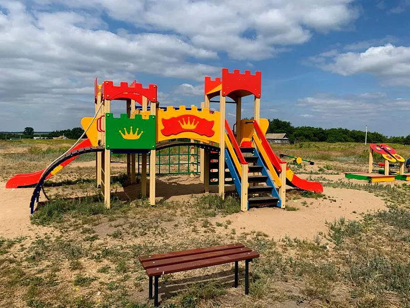 Детская площадка открылась в&nbsp;самарском селе Новотулка