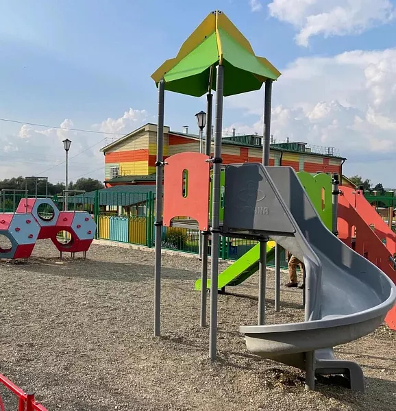 В&nbsp;селе Красноармейском Чувашской Республики благоустроили детскую площадку