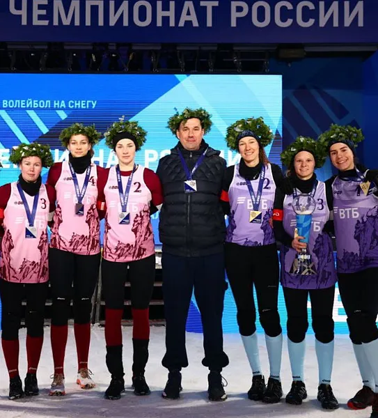 Калининградская сборная выиграла чемпионат России по&nbsp;волейболу на&nbsp;снегу