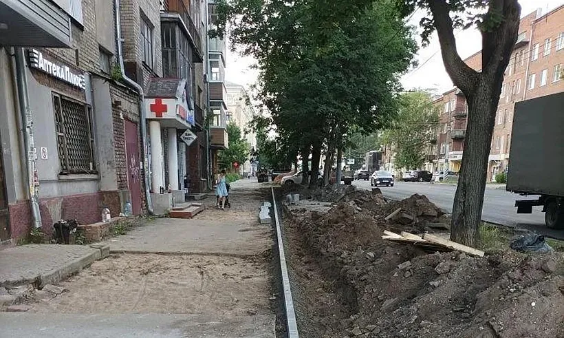 На&nbsp;улице Громобоя в&nbsp;Иванове отремонтируют тротуары