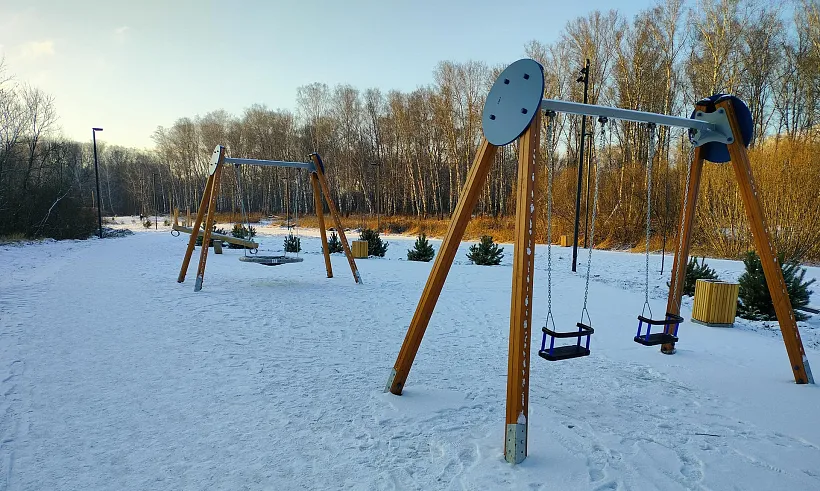 В&nbsp;Назарове Красноярского края благоустроили городской парк