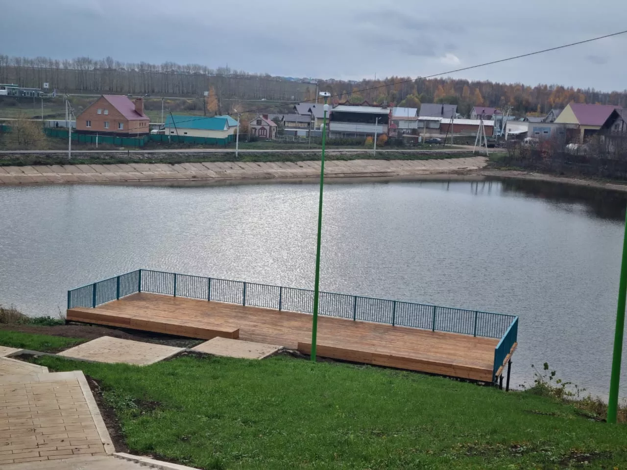 В&nbsp;городе Азнакаево Татарстана благоустроили набережную