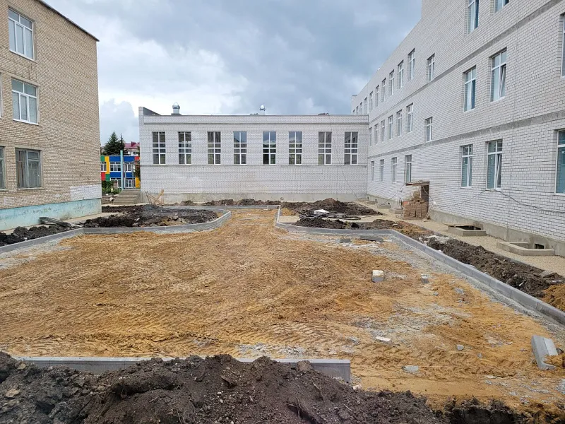 Строительство школьного корпуса идет в&nbsp;Ливнах Орловской области